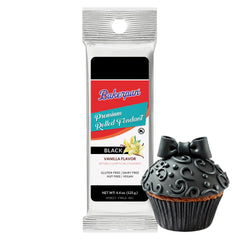 Bakerpan vanilla-flavored rolled fondant packaging for easy storage and access.