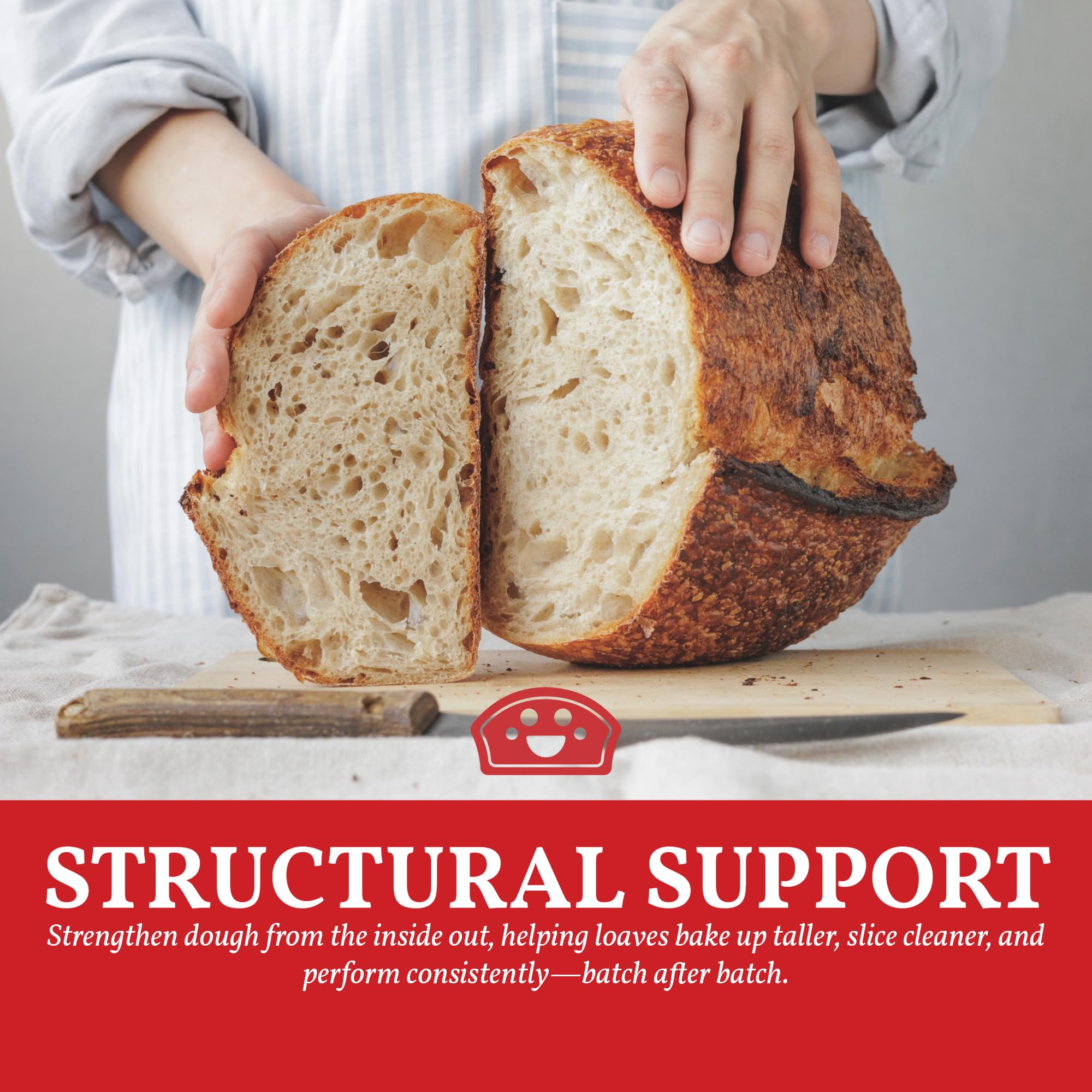 Bakers Club Vital Wheat Gluten packaging is non-GMO and dairy-free