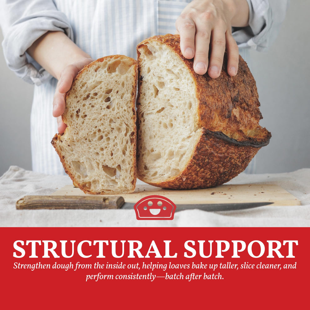 Bakers Club Vital Wheat Gluten packaging is non-GMO and dairy-free