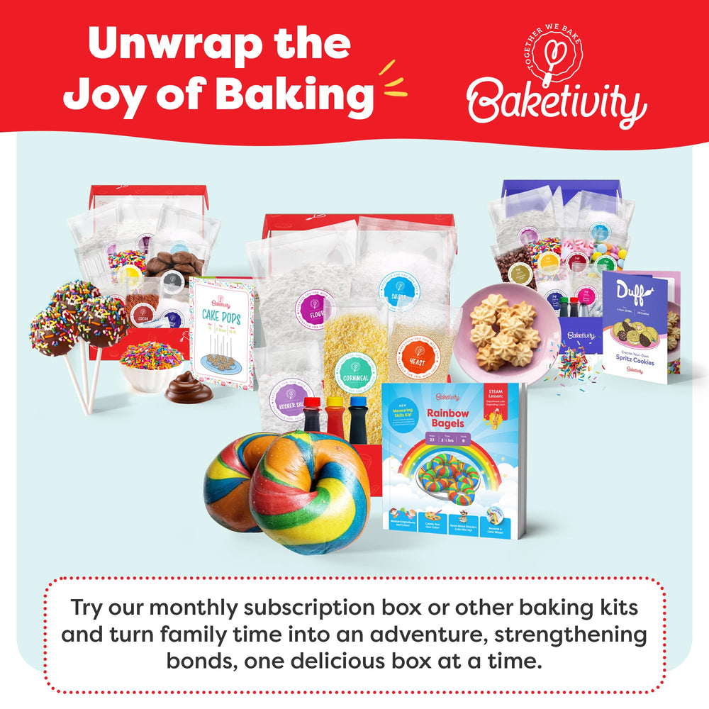 Baketivity gift-ready kit packaging makes a thoughtful present.