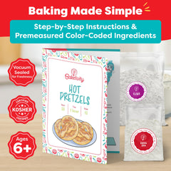 Baketivity pretzel dough formation for kids to shape and learn basics