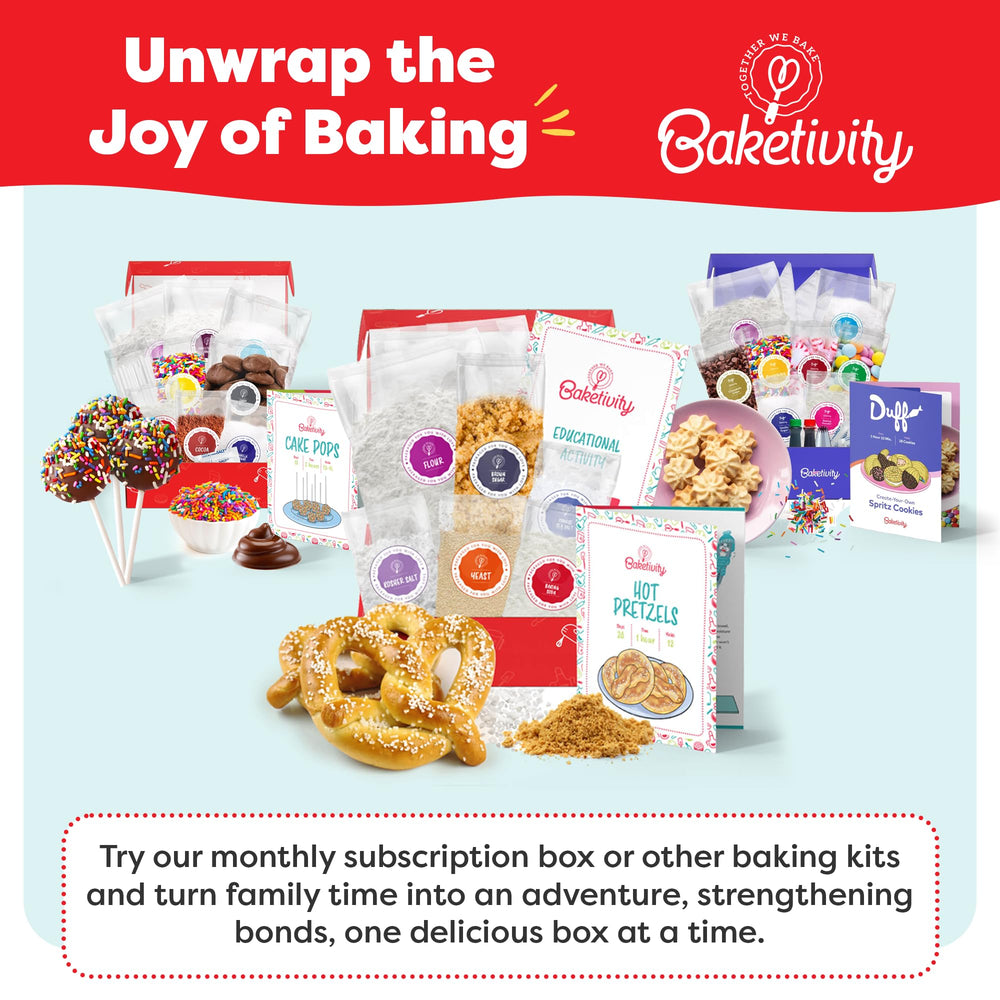 Baketivity pretzel served hot after baking, ready to share