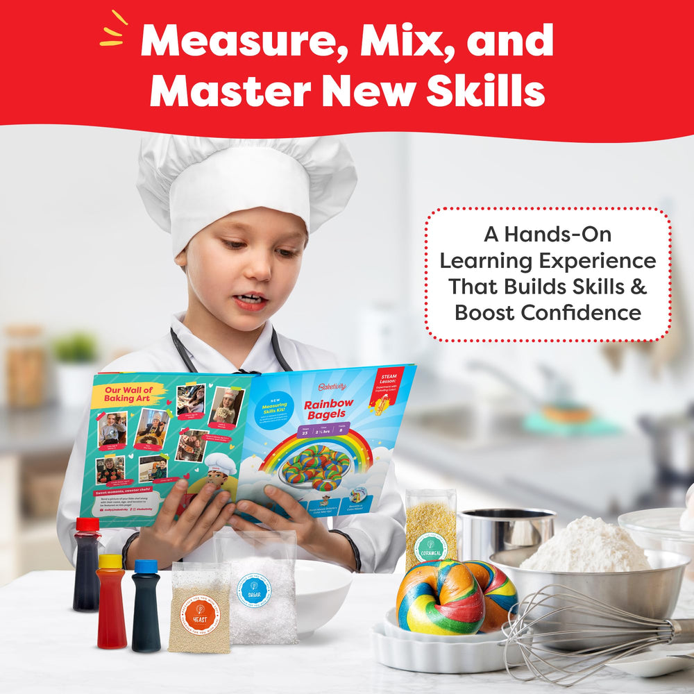 Baketivity QR video guide lets kids learn from an expert.