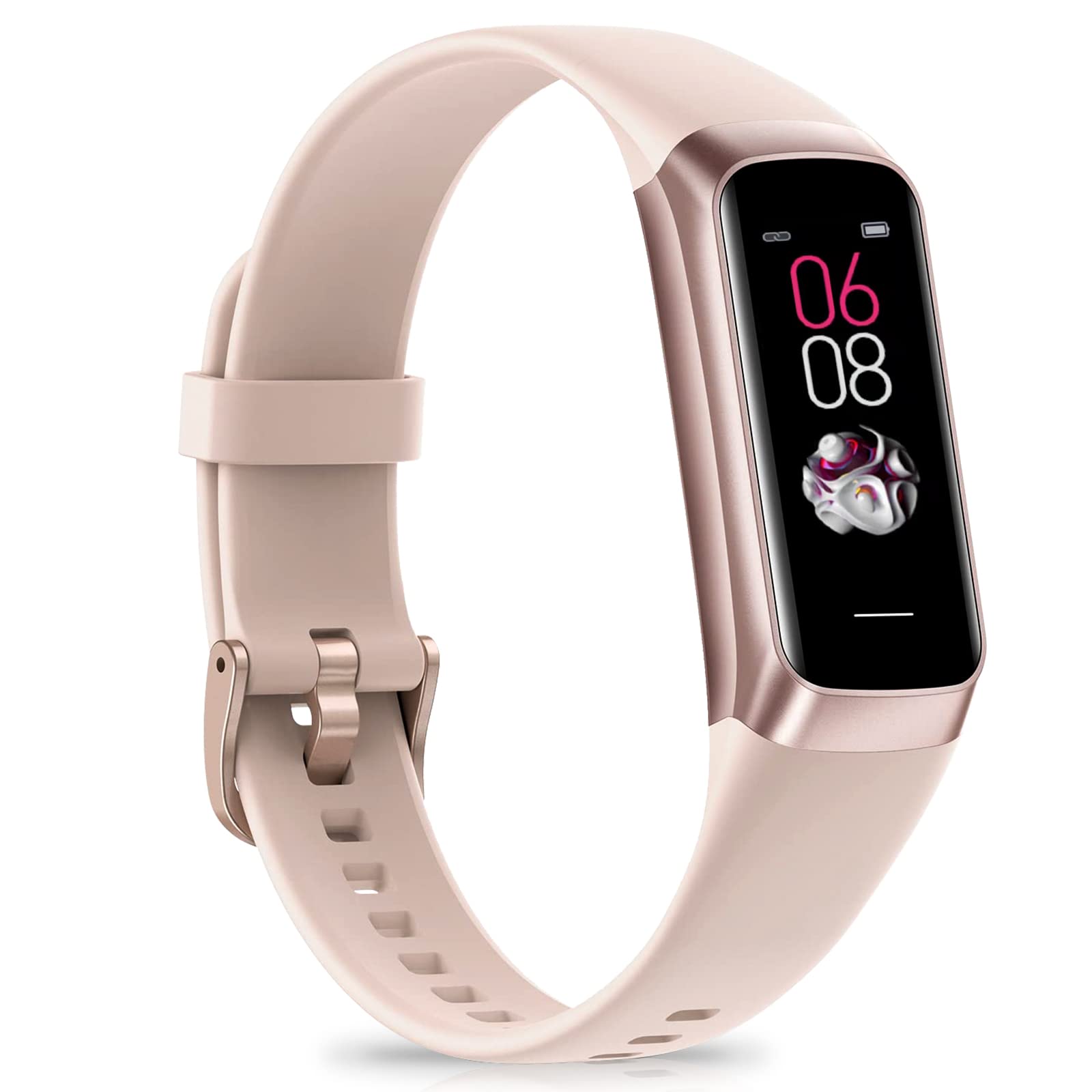 Bakoor Fitness Tracker with AMOLED display for clear alert viewing and quick interactions
