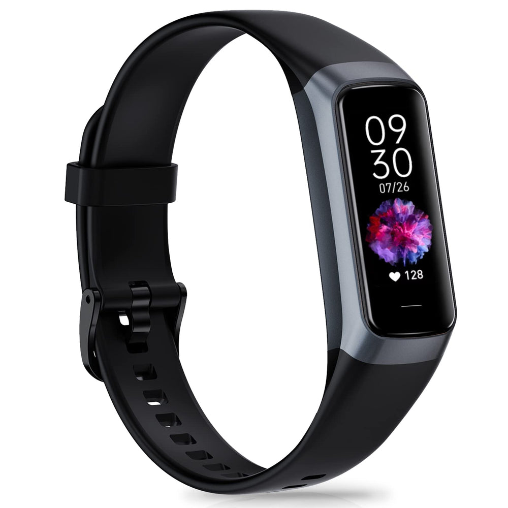 Bakoor Fitness Tracker AMOLED display clearly shows calls and messages during workouts.