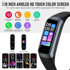 Bakoor Fitness Tracker monitors heart rate around the clock for daily activity insights.