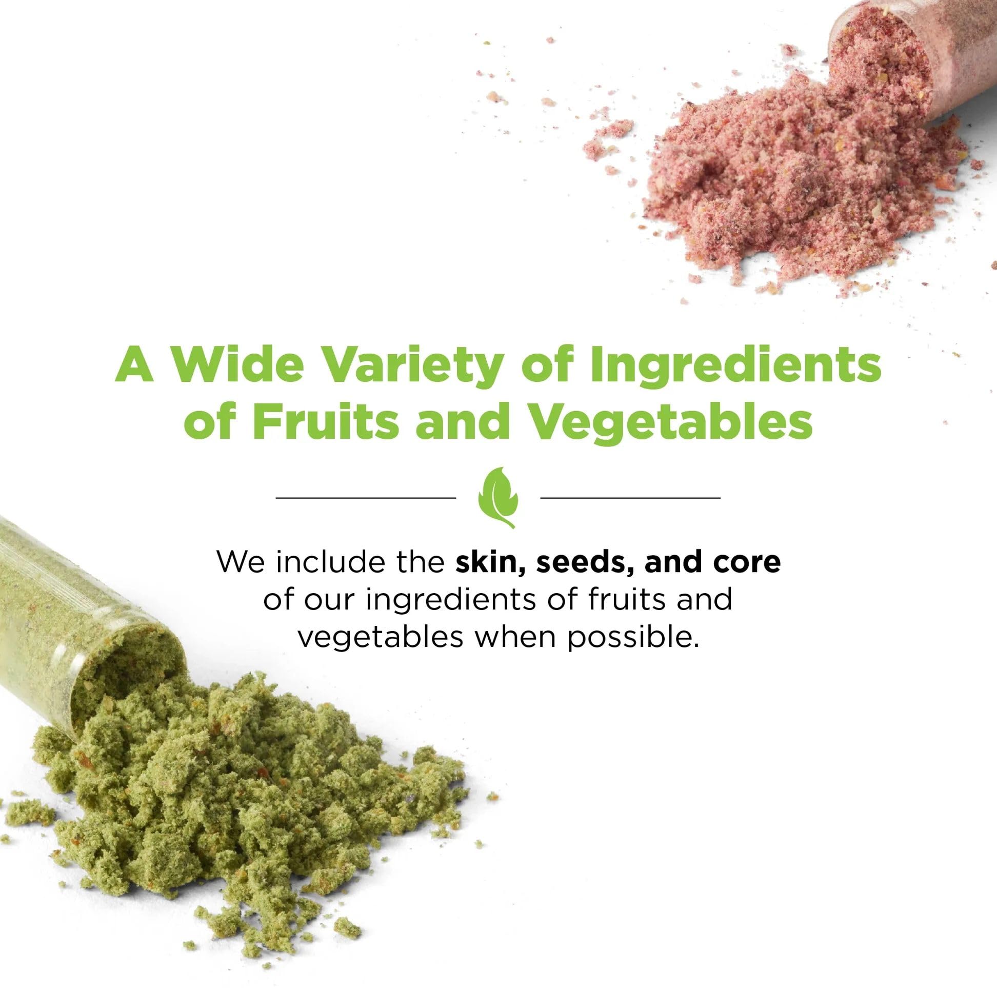 Balance of Nature Fruits capsules close-up showcases gluten-free vegan formula.