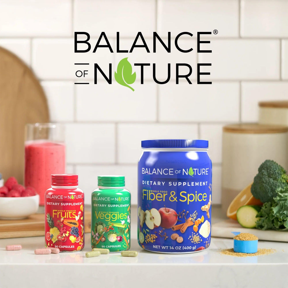 Balance of Nature kid-friendly daily use visual suggests simple routine.