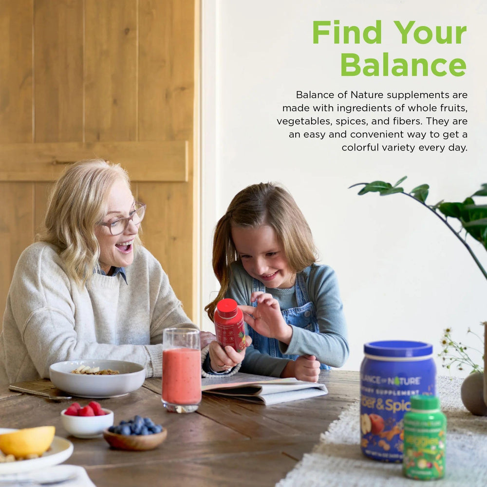 Balance of Nature vacuum-cold processing preserves flavor and nutrients.