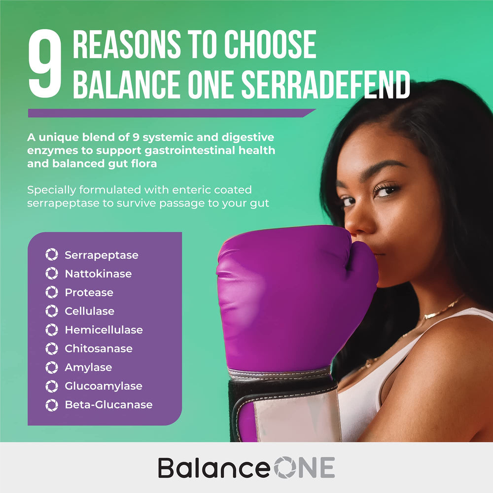 Balance ONE promotes digestive comfort and nutrient absorption with systemic enzymes.