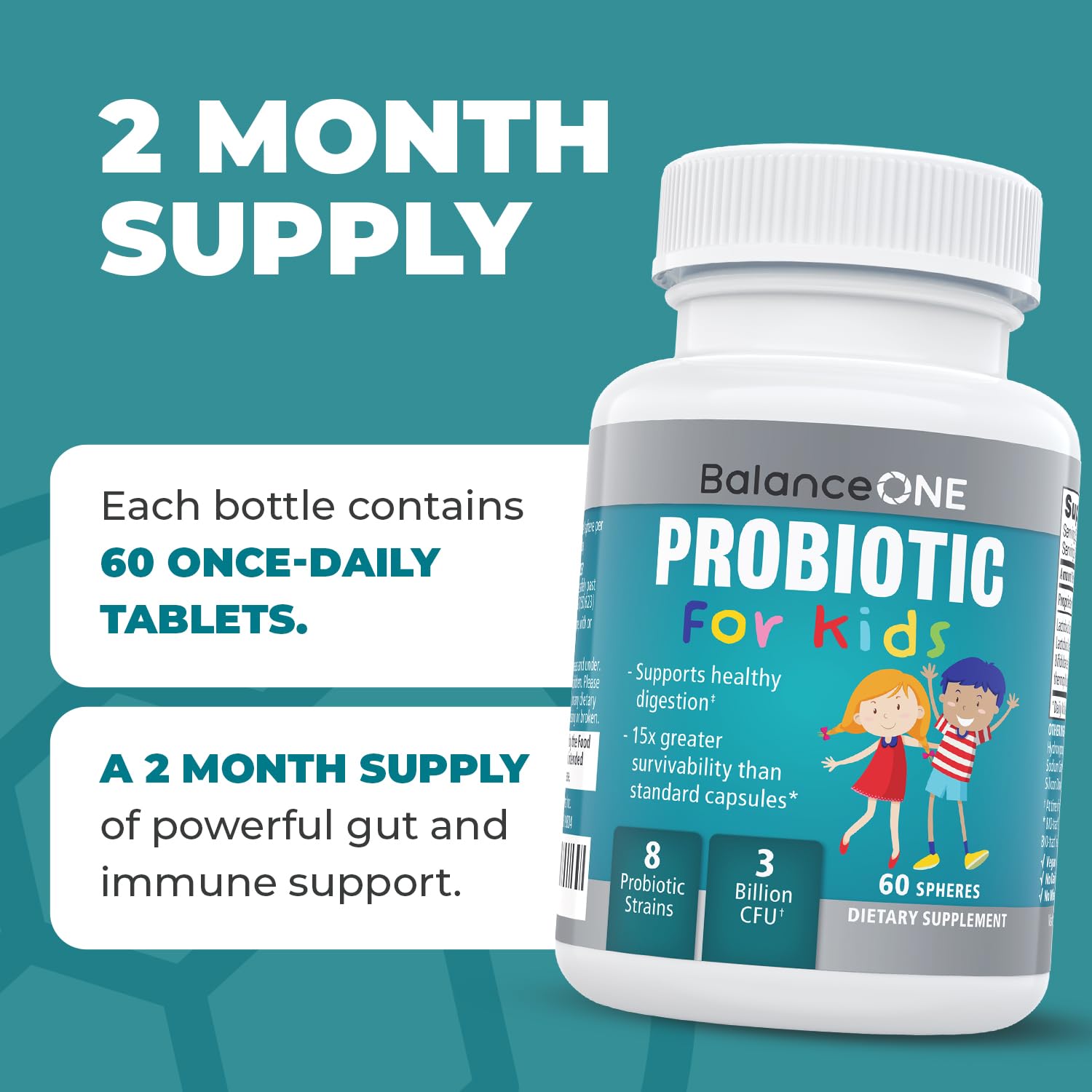 BIO-tract time-release technology illustration for Balance ONE delivering more probiotics to the gut