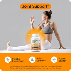 Balancebreens Bromelain 500mg pineapple extract visual emphasizing natural formula