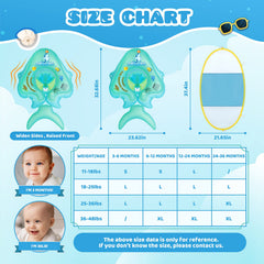 Balhvit infant swim float with canopy shields skin in bright outdoor pools.