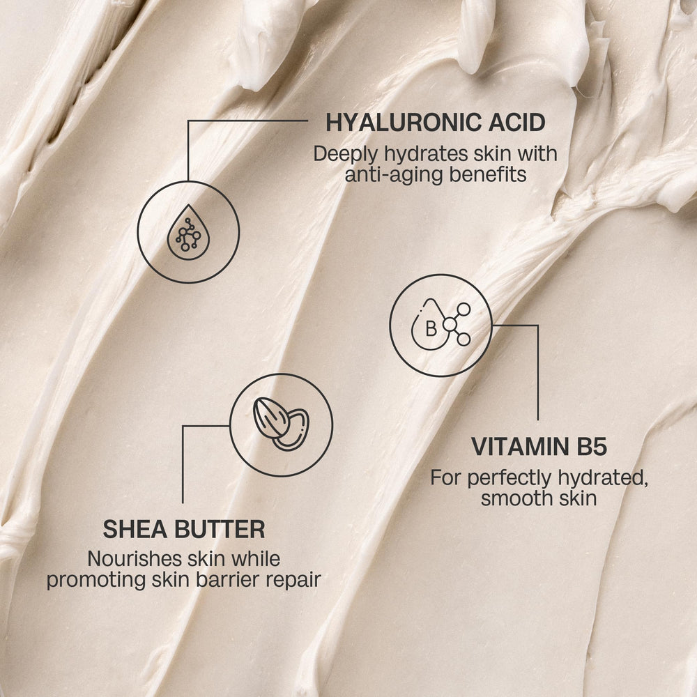 Bali Body Gradual Tanning Butter cream swirl highlights hydrating texture.