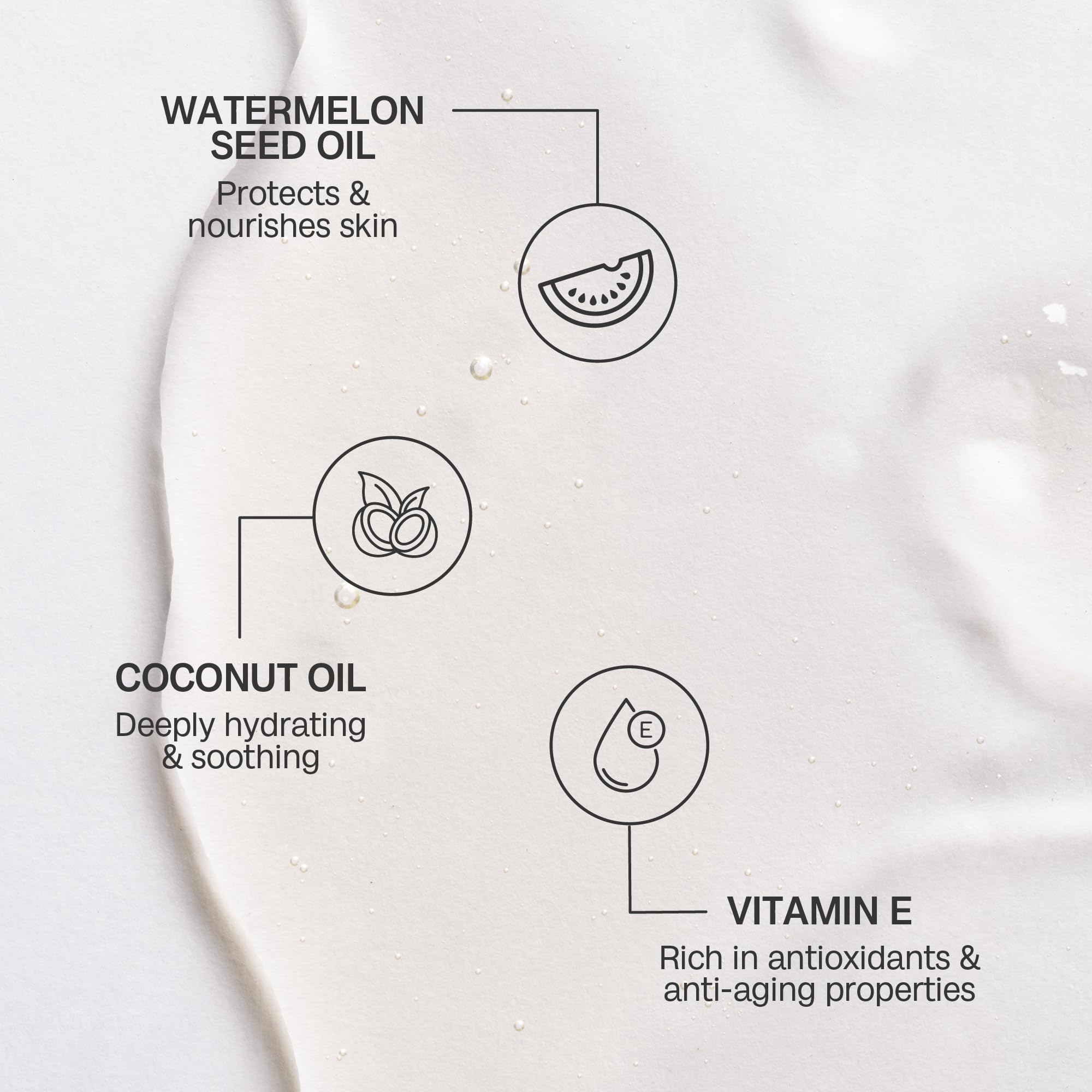 Bali Body Watermelon Tanning Oil SPF50 on skin demonstrating fast absorption