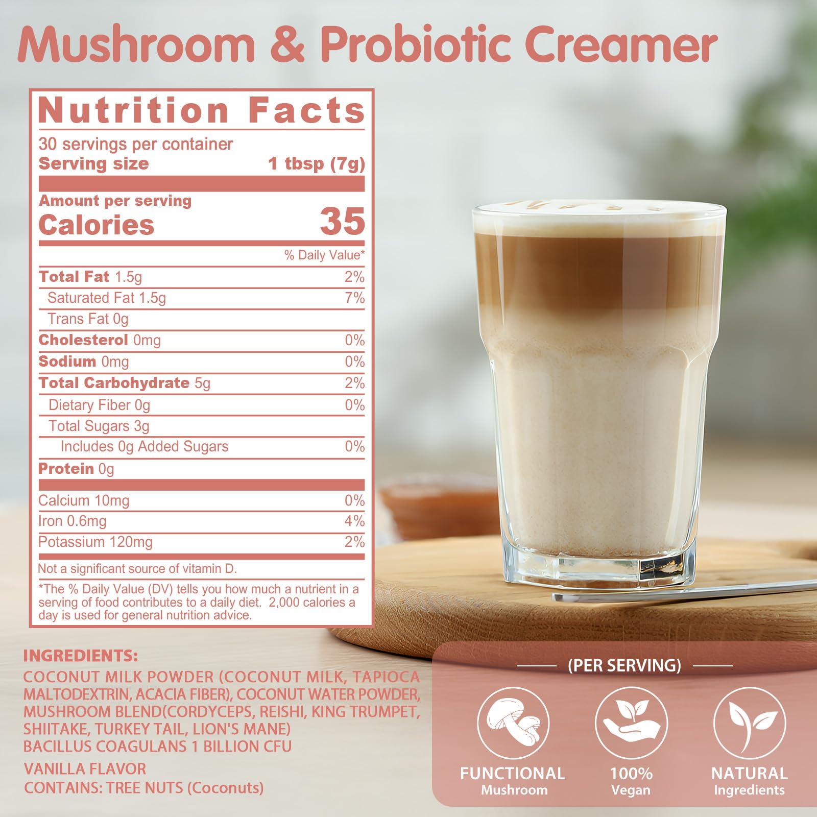 Balincer mushroom-probiotic-coffee-creamer-coffee-cup ready for latte-like indulgence