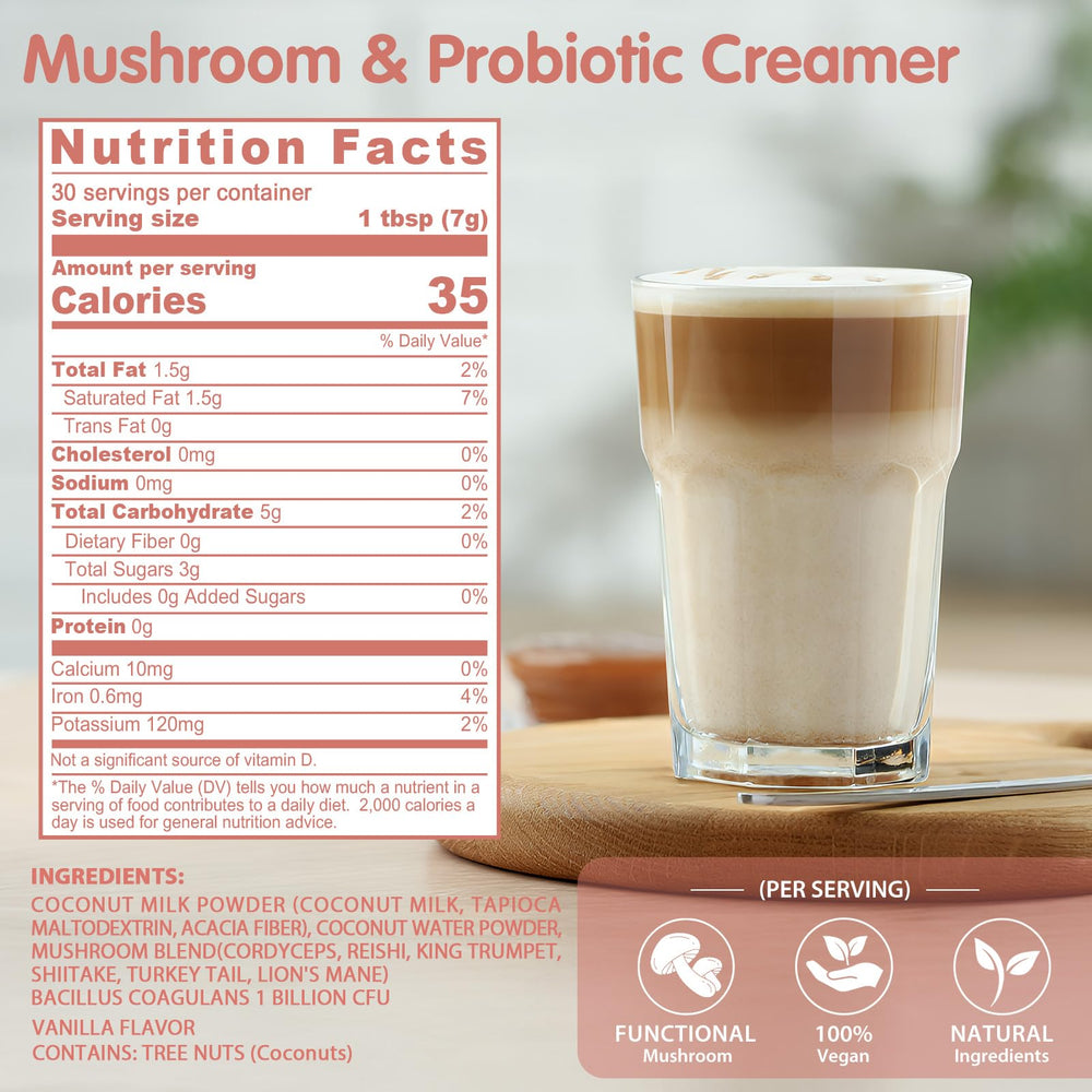 Balincer mushroom-probiotic-coffee-creamer-coffee-cup ready for latte-like indulgence