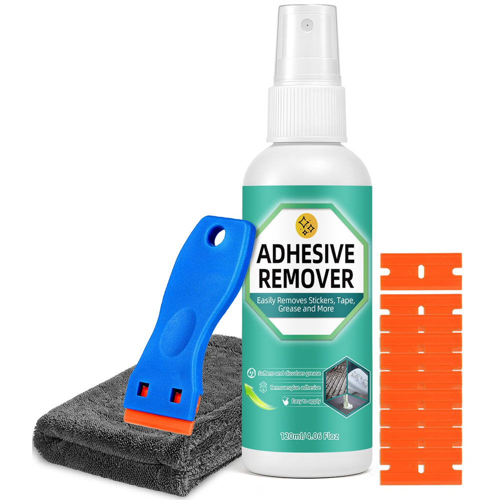 Balldanlu adhesive remover spray dissolves sticker residue quickly with safe application.
