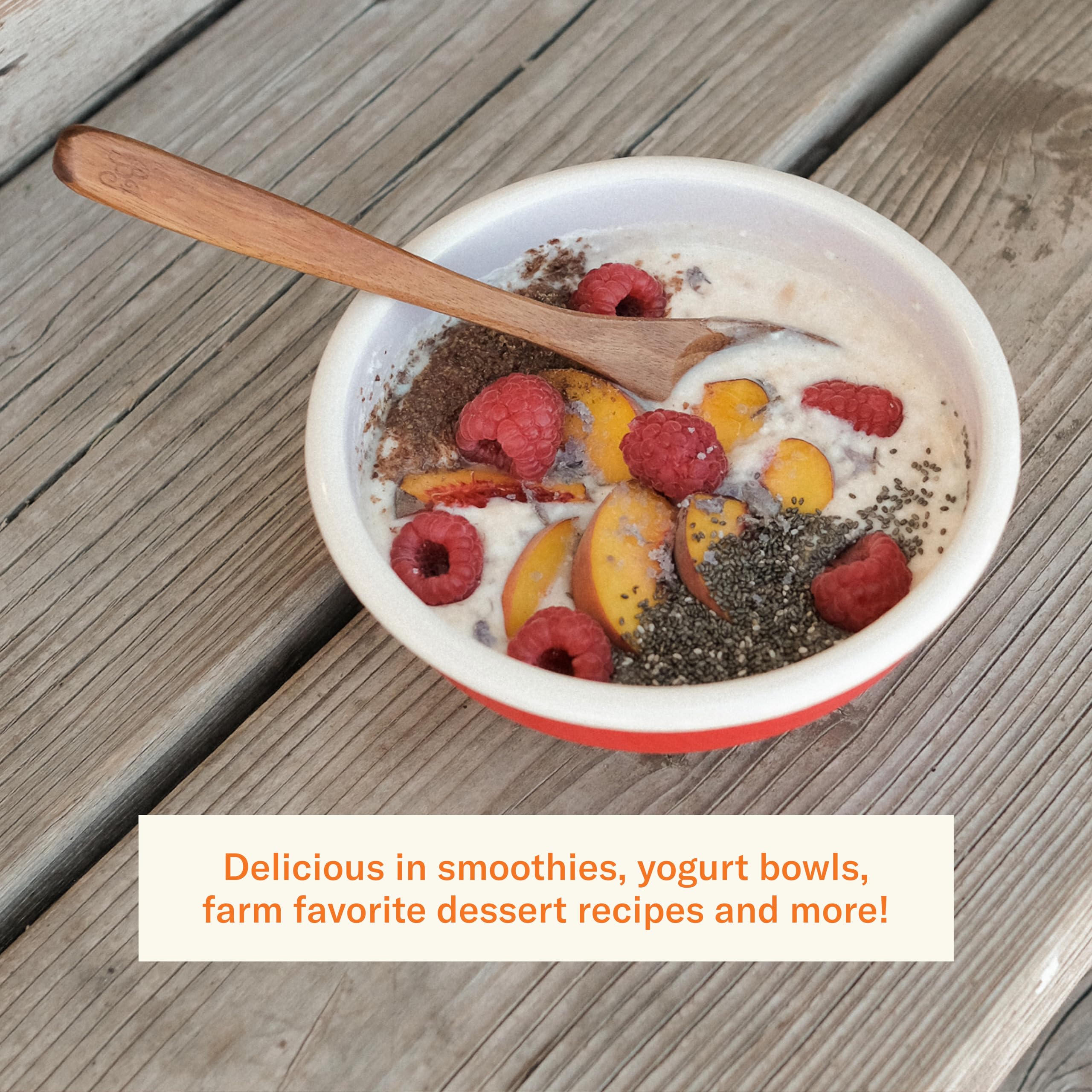 Ballerina Farm collagen peptides boost texture and protein variety in shakes.