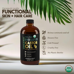 BALM OF GILEAD cold-pressed oil rich in ricinoleic acid for skin hydration