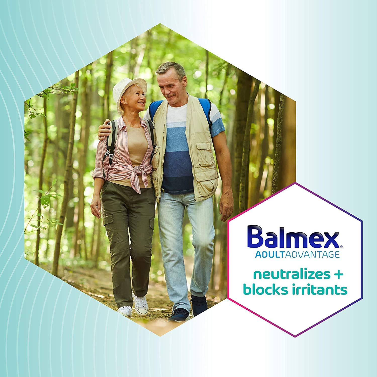Close-up of Balmex cream texture showing smooth, easy-application consistency.