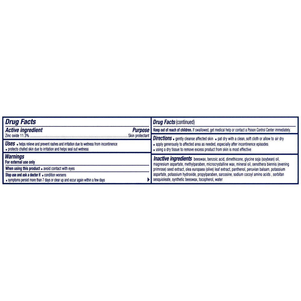Balmex Skinshield Technology label signaling barrier protection for sensitive skin.