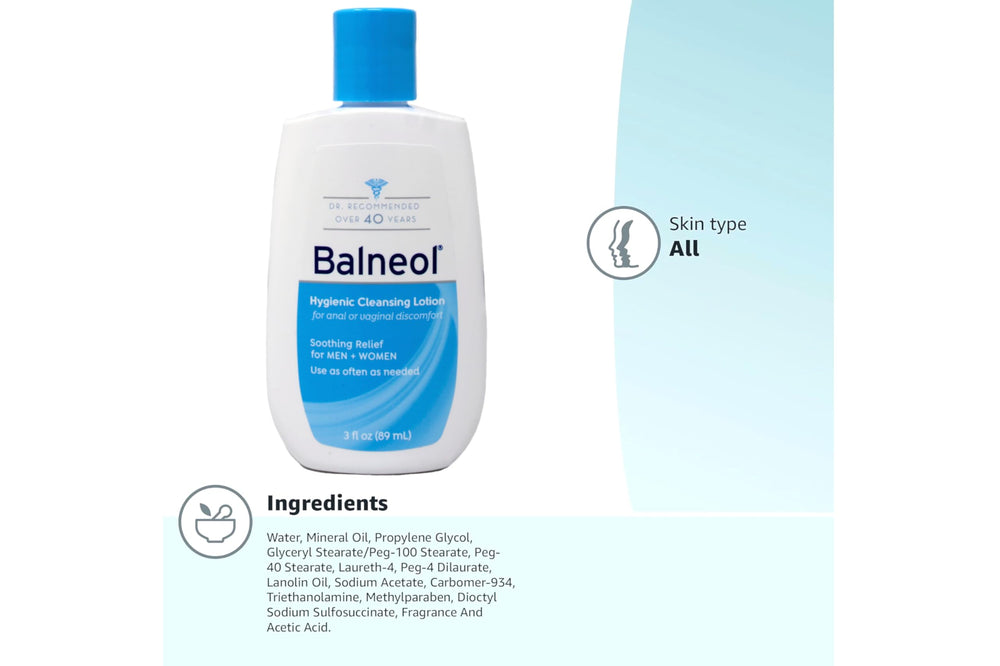 Balneol baby-safe label hints gentle cleansing for delicate skin.