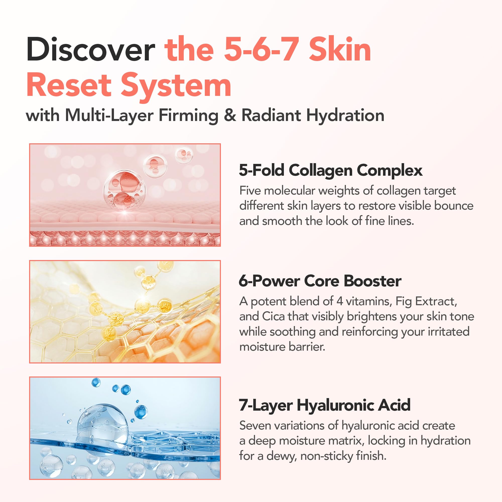 BALOOM Gel serum applied on cheek during routine for nourishment.