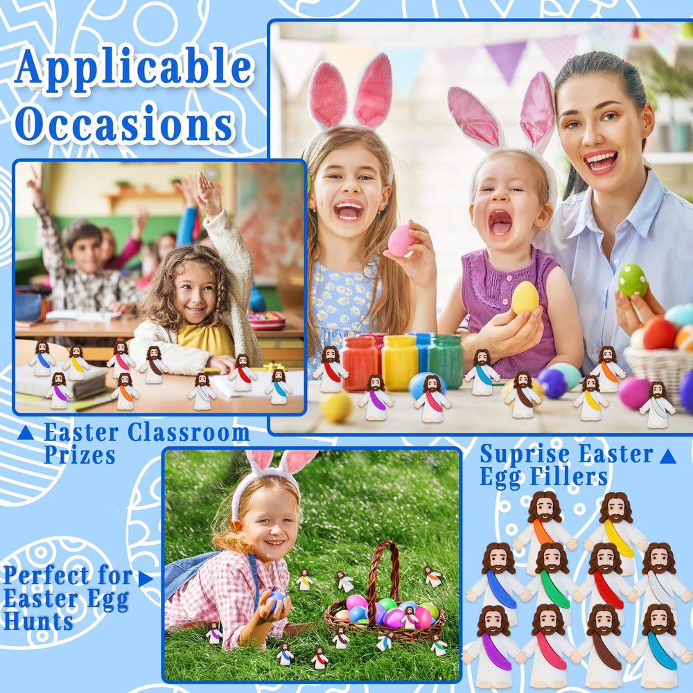 Bamamon baptism gifts mini Jesus figurines offer thoughtful spiritual keepsakes.
