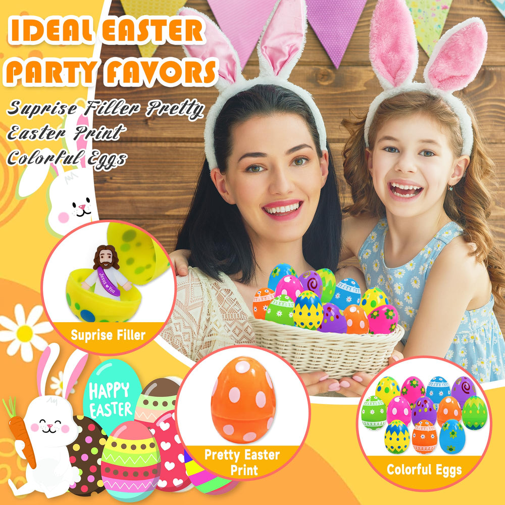 Bright Bamamon eggs in 12 colors ideal for festive Easter baskets.