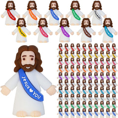 Bamamon Jesus figurine 100-pack for Easter egg hunts and classroom displays.