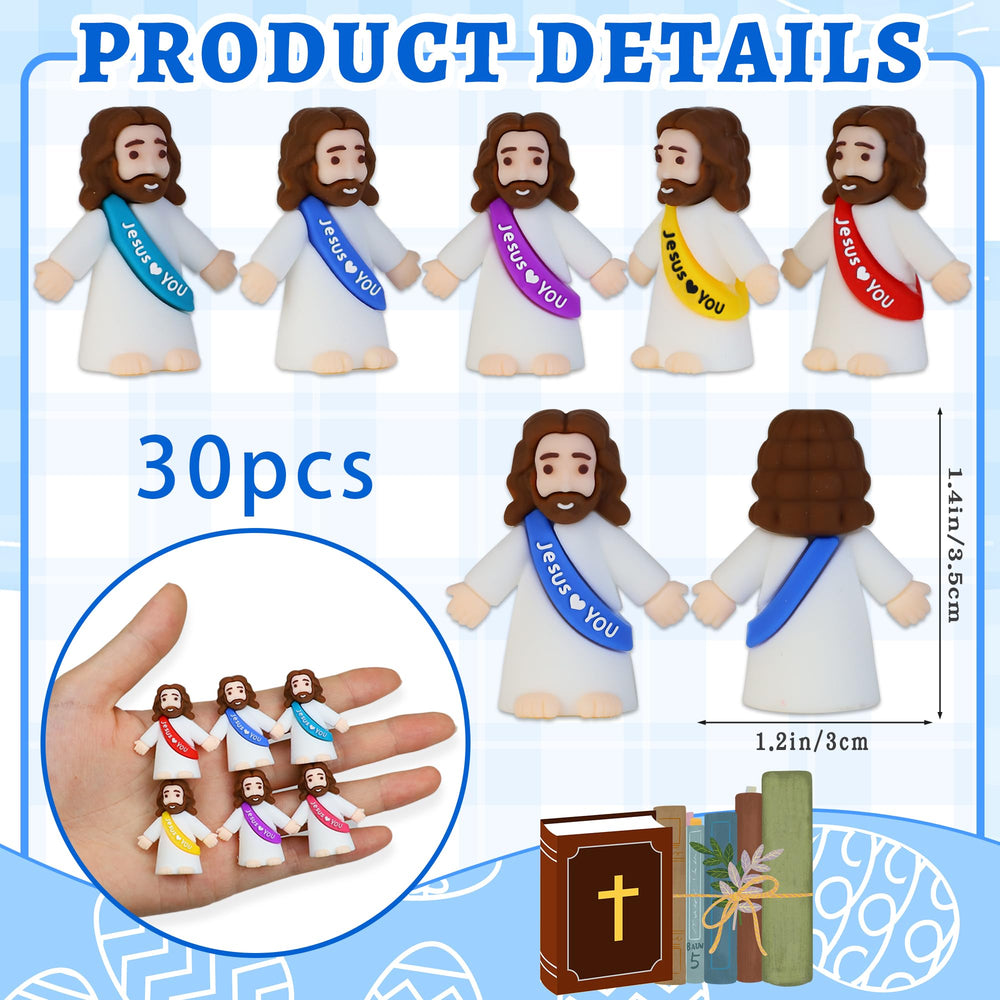 Bamamon little Jesus figurines with durable PVC and smooth finish
