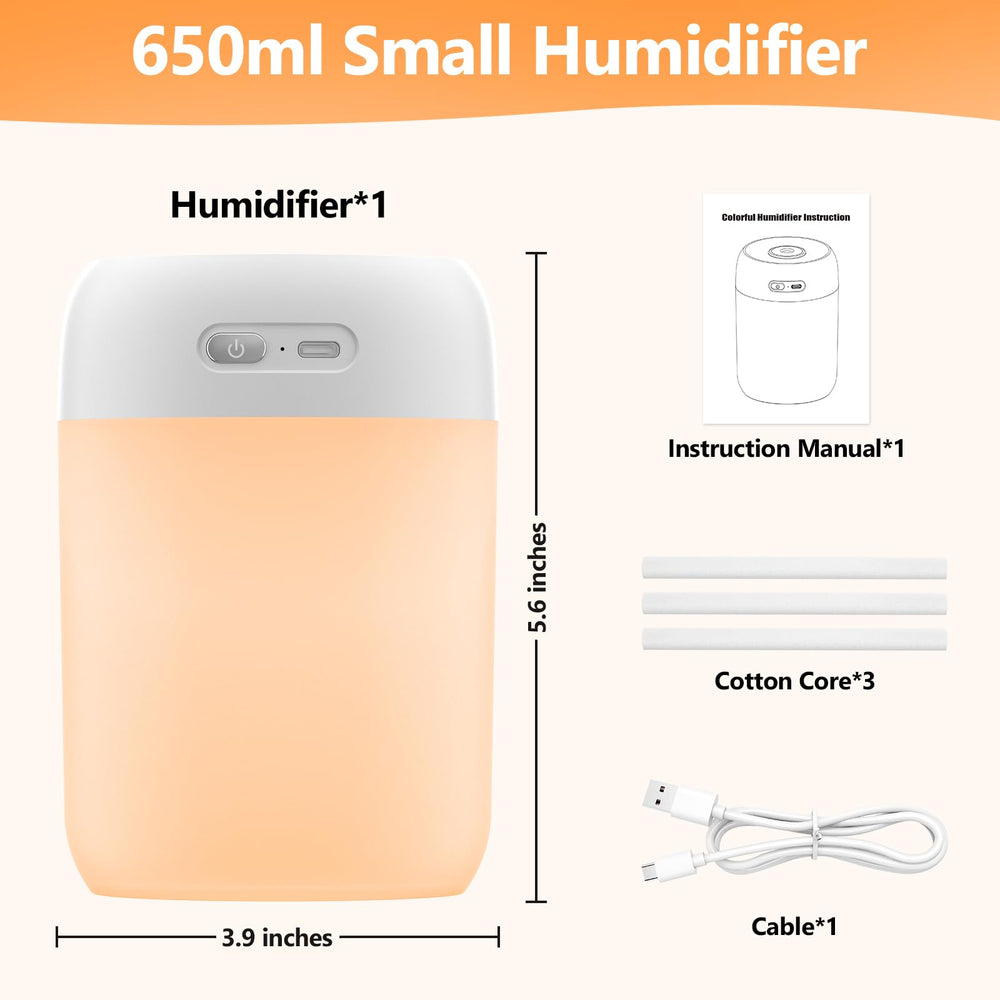 BAMCOO USB-powered humidifier for flexible placement.