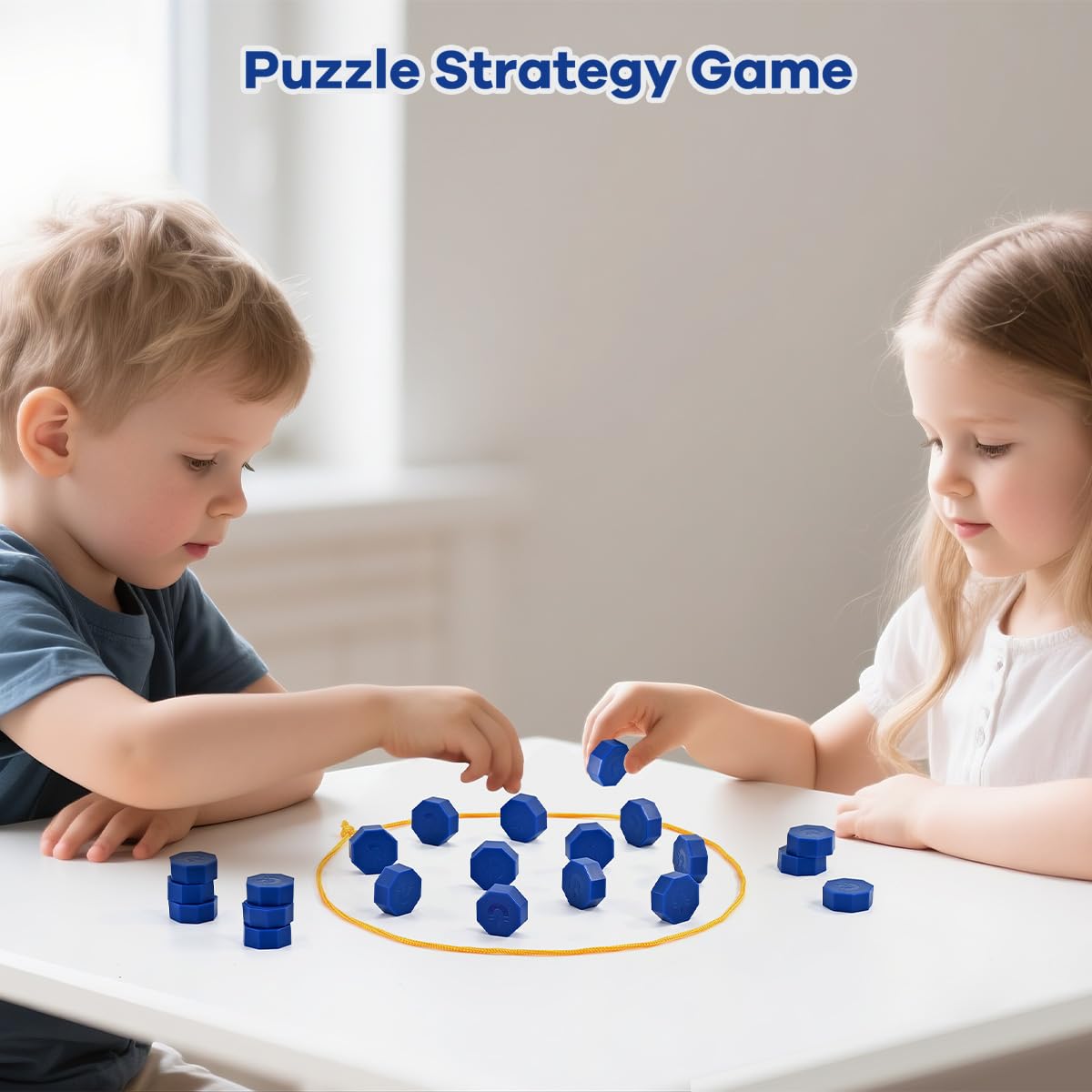Bameca magnetic chess rope adds tension and fun to moves.