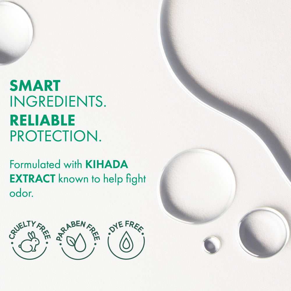Ban Invisible Roll-On clothes-safe formula leaves no white marks
