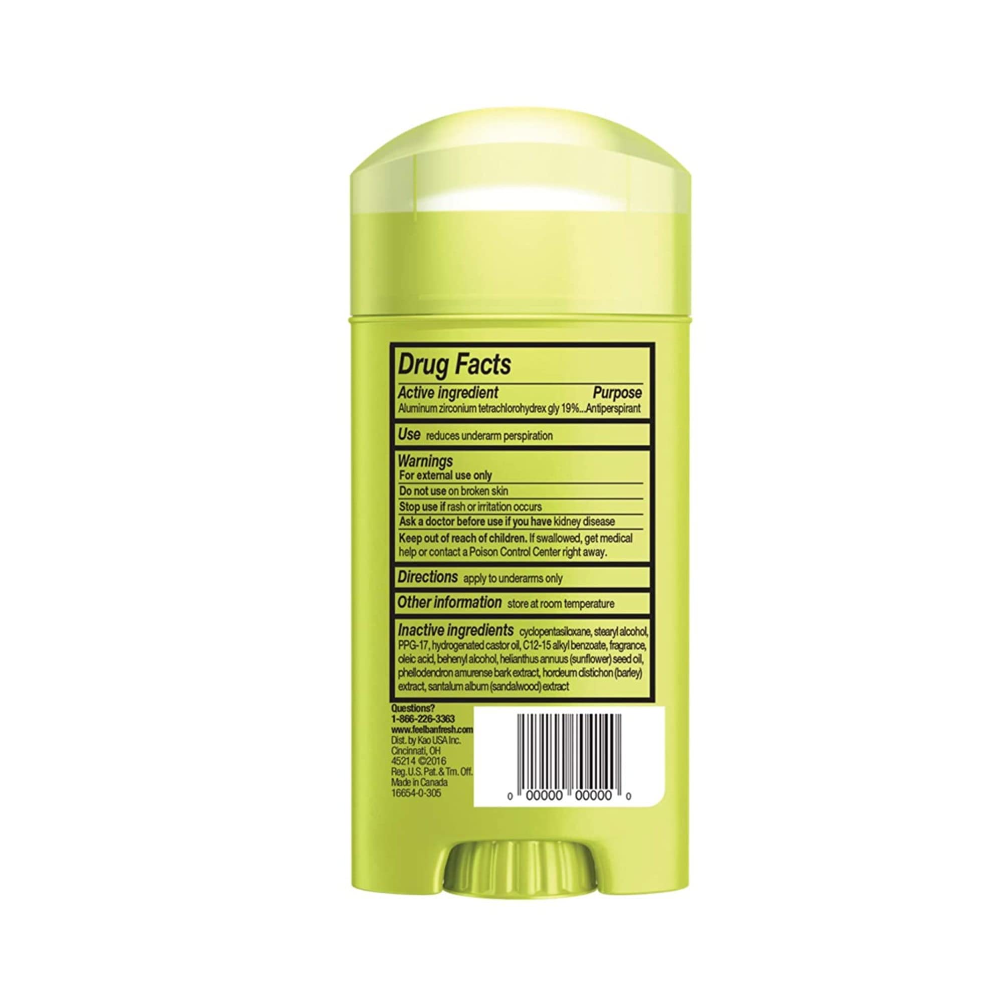 Ban Invisible Solid 4-count pack illustrates budget-friendly, steady daily freshness.