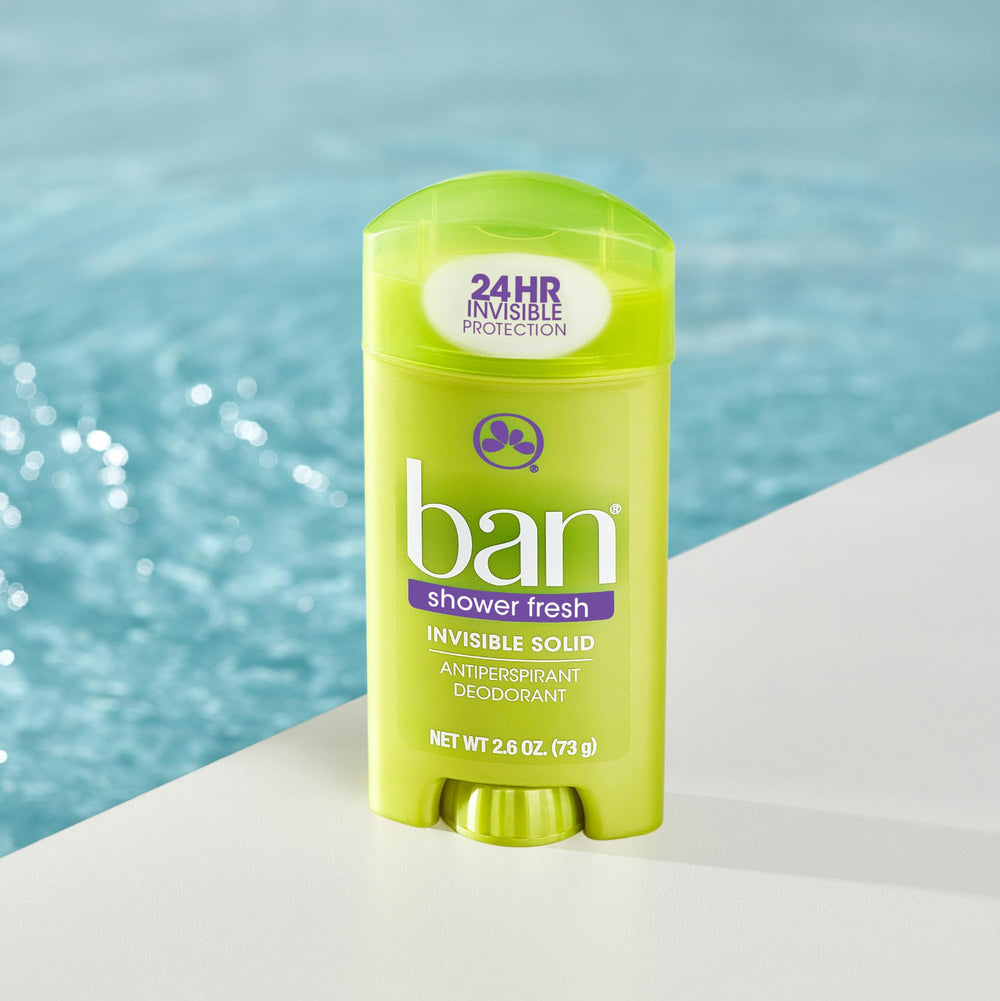 Ban Shower Fresh scent with apple and lily notes for a light fragrance