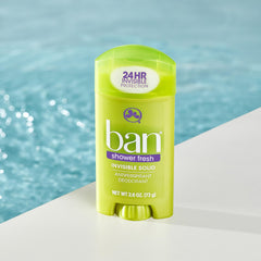 Ban Shower Fresh scent with apple and lily notes for a light fragrance