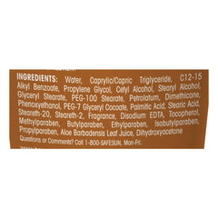 Banana Boat 6-ounce tube packaging highlights portable, oil-free formula with aloe vera and Vitamin E.