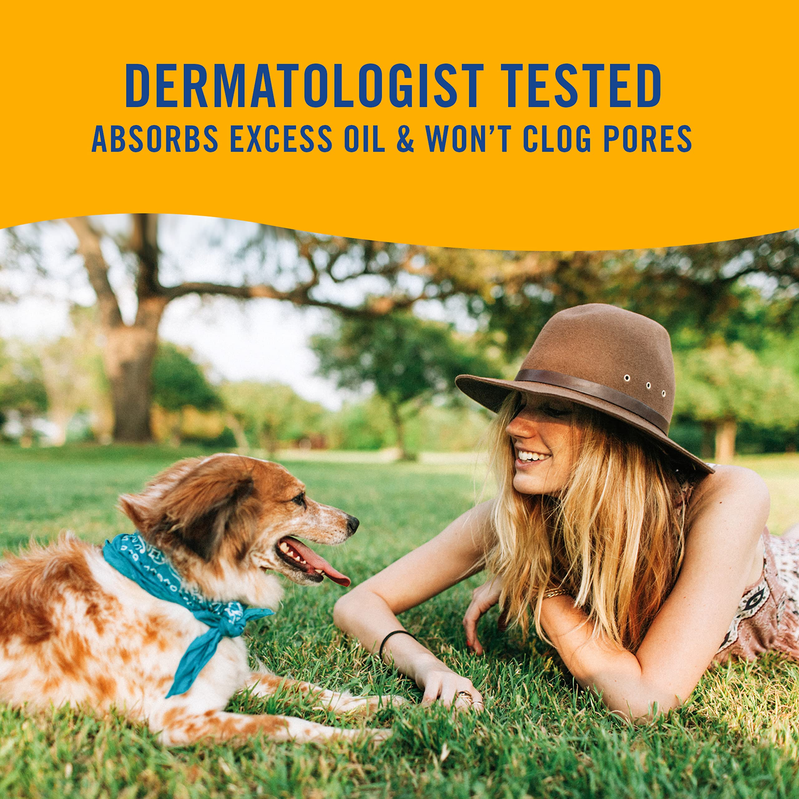 Banana Boat dermatologist-tested sunscreen label highlights safety.