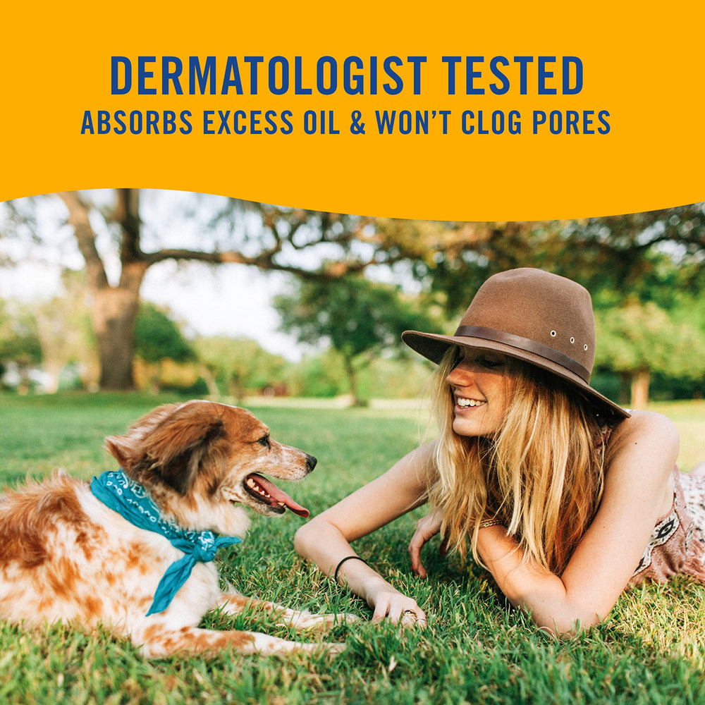Banana Boat dermatologist-tested sunscreen label highlights safety.