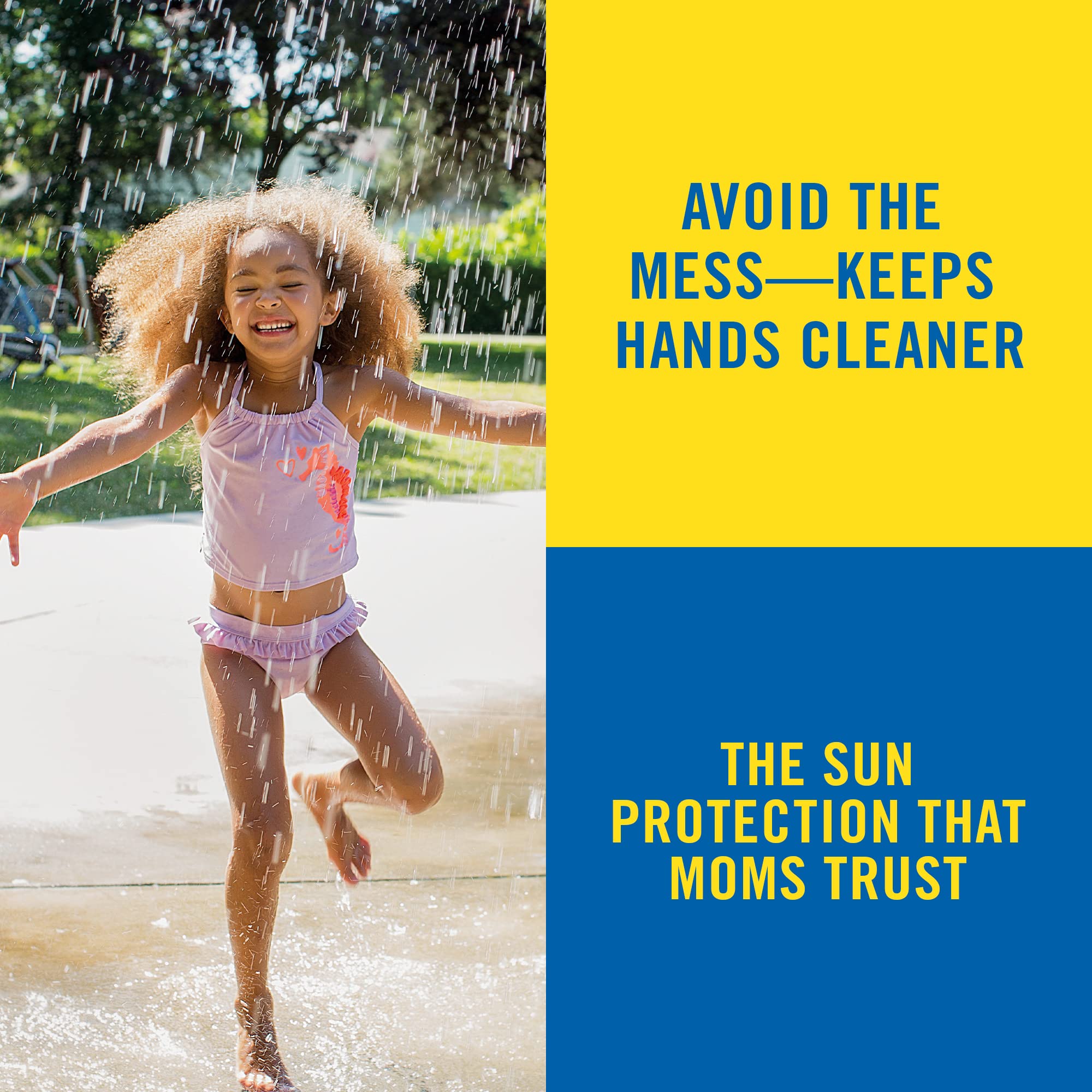 Banana Boat kid roll-on cap and bottle design keeps sunscreen secure in bags.