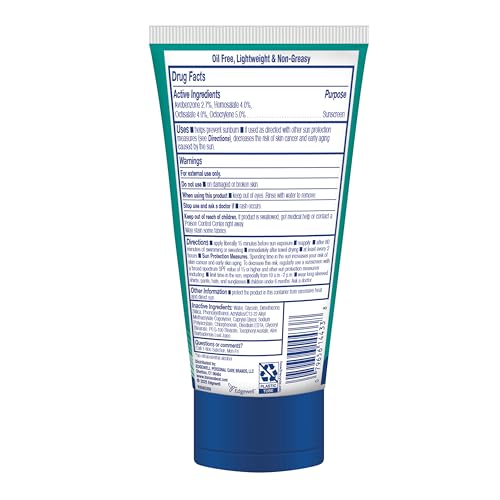 Banana Boat Sheer Sensitive Face Lotion SPF 50 texture being blended for a sheer finish
