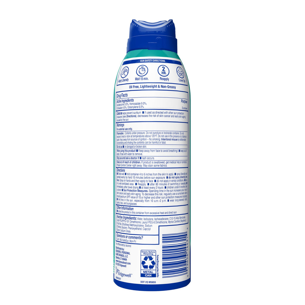 Banana Boat Sheer Sensitive oil-free and fragrance-free for sensitive skin.