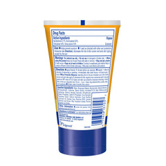 Banana Boat SPF50 sunscreen texture close-up, non-greasy feel under makeup.