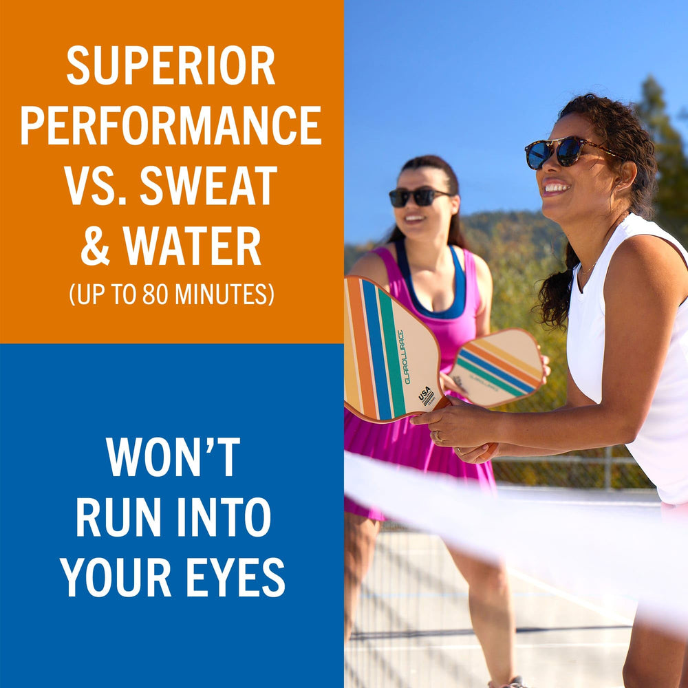 Banana Boat SPF 50 sweat and water resistance up to 80 minutes during activity