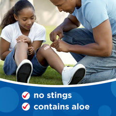 Band-Aid Brand antiseptic cleansing foam kids foaming action helps clean minor wounds.