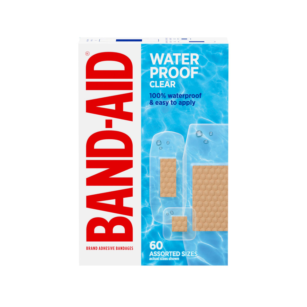 Easy application of BAND-AID bandages on clean, dry skin