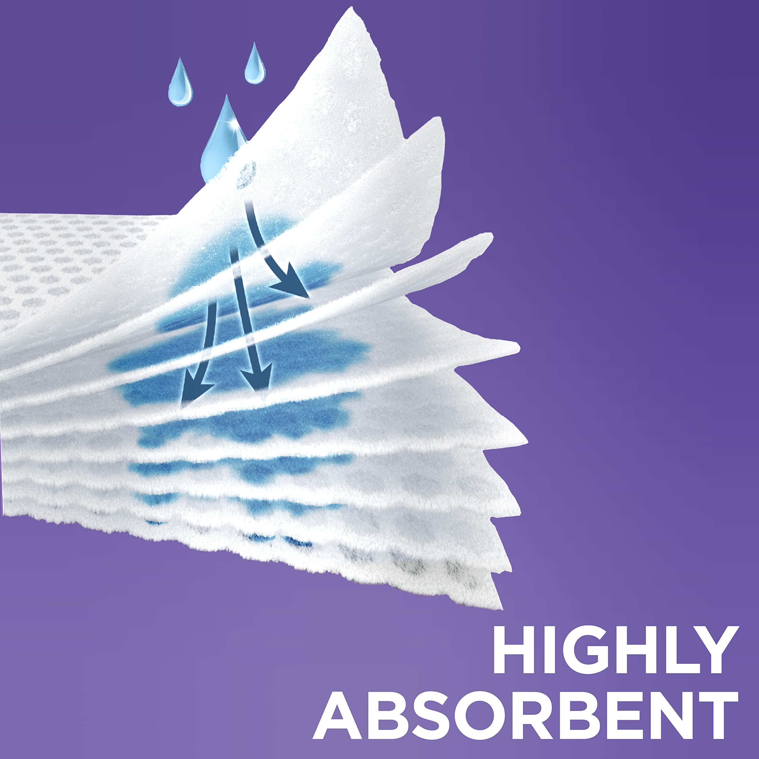 Individually wrapped Cushion-Care gauze pad showing sterile packaging and clean surface