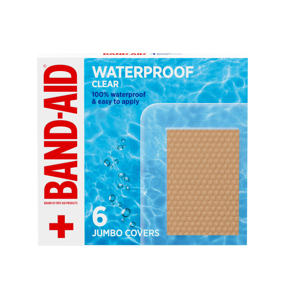 Band-Aid jumbo bandages are easy to apply and stay in place.